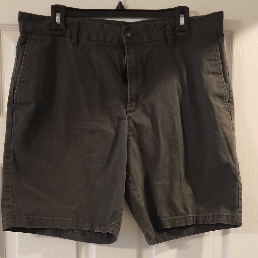 Old Navy Gray Flat Front Shorts